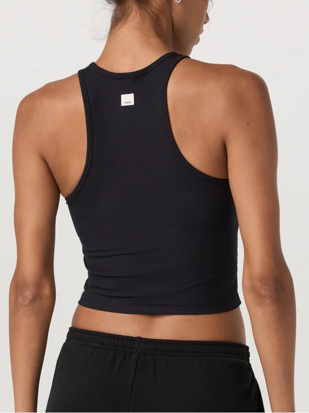 Vuori Pose Plyo Tank in Black Size S